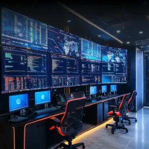 Command and Control Centre LED display by Xtreme Media