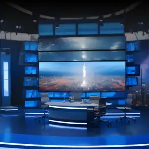 Newsroom LED display by Xtreme Media