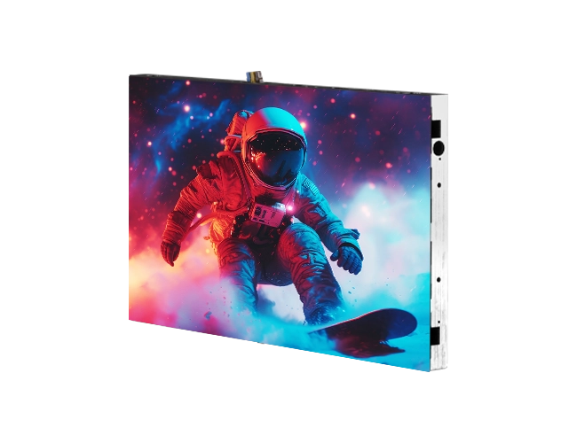 Apex Series LED display front with mockup