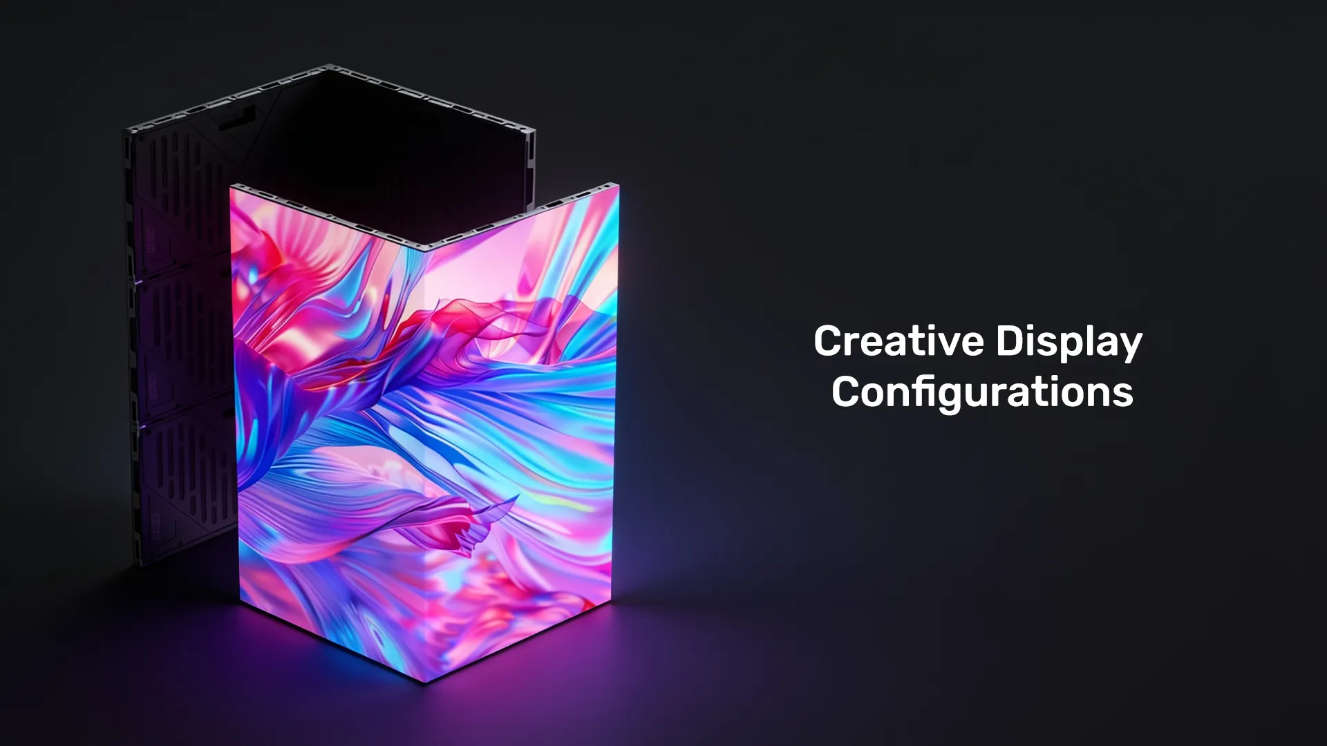 Helio Series LED Display — Right-Angle and Arc Creative Display Configurations for Unique Installations