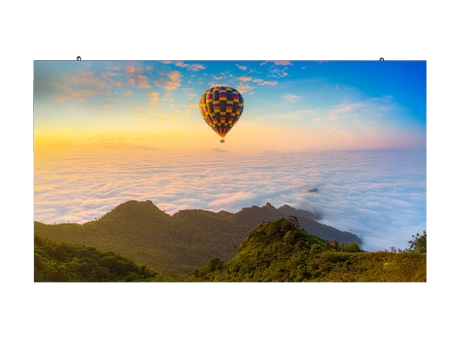 IGNIS Series LED display front with mockup