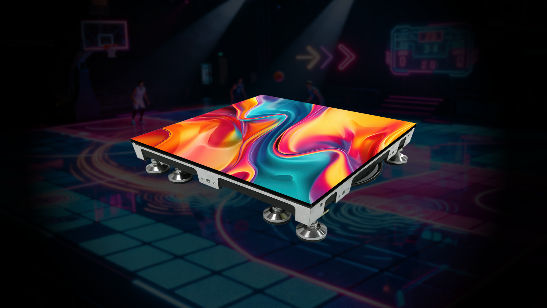 Floor Series LED Display Banner by Xtreme Media