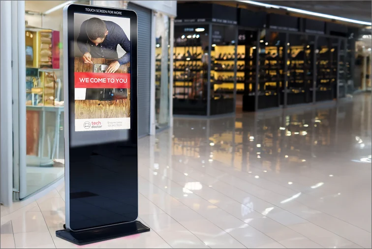 GlowBox Series Standard Kiosk Visual by Xtreme Media