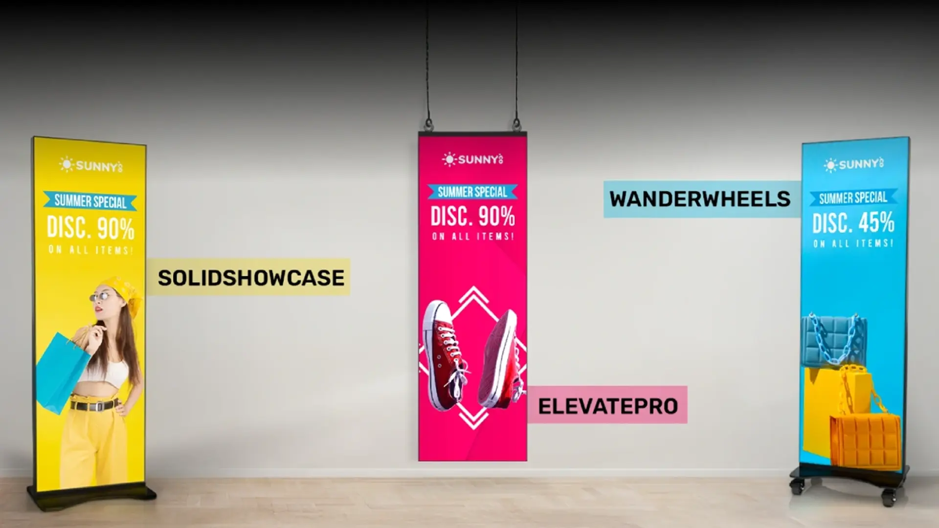 GlowBox Series LED Display banner by Xtreme Media