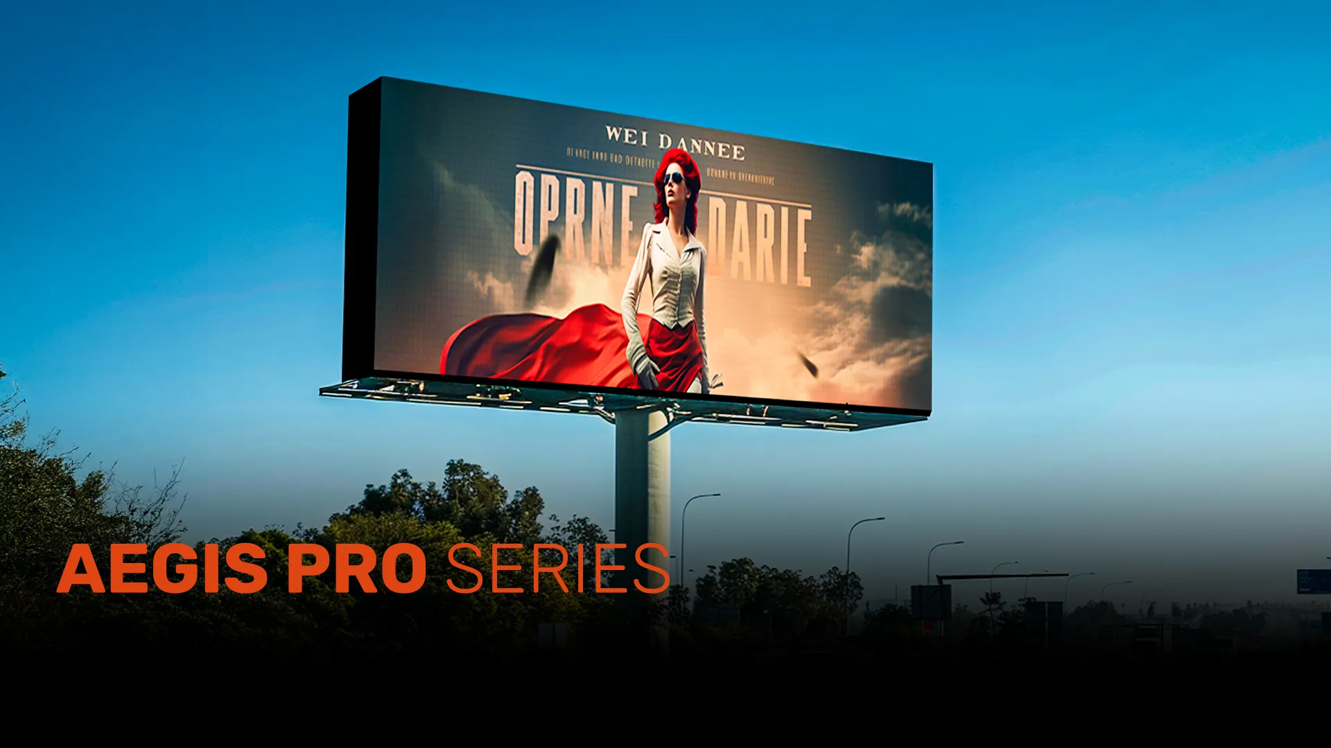 Aegis Series LED Display banner by Xtreme Media