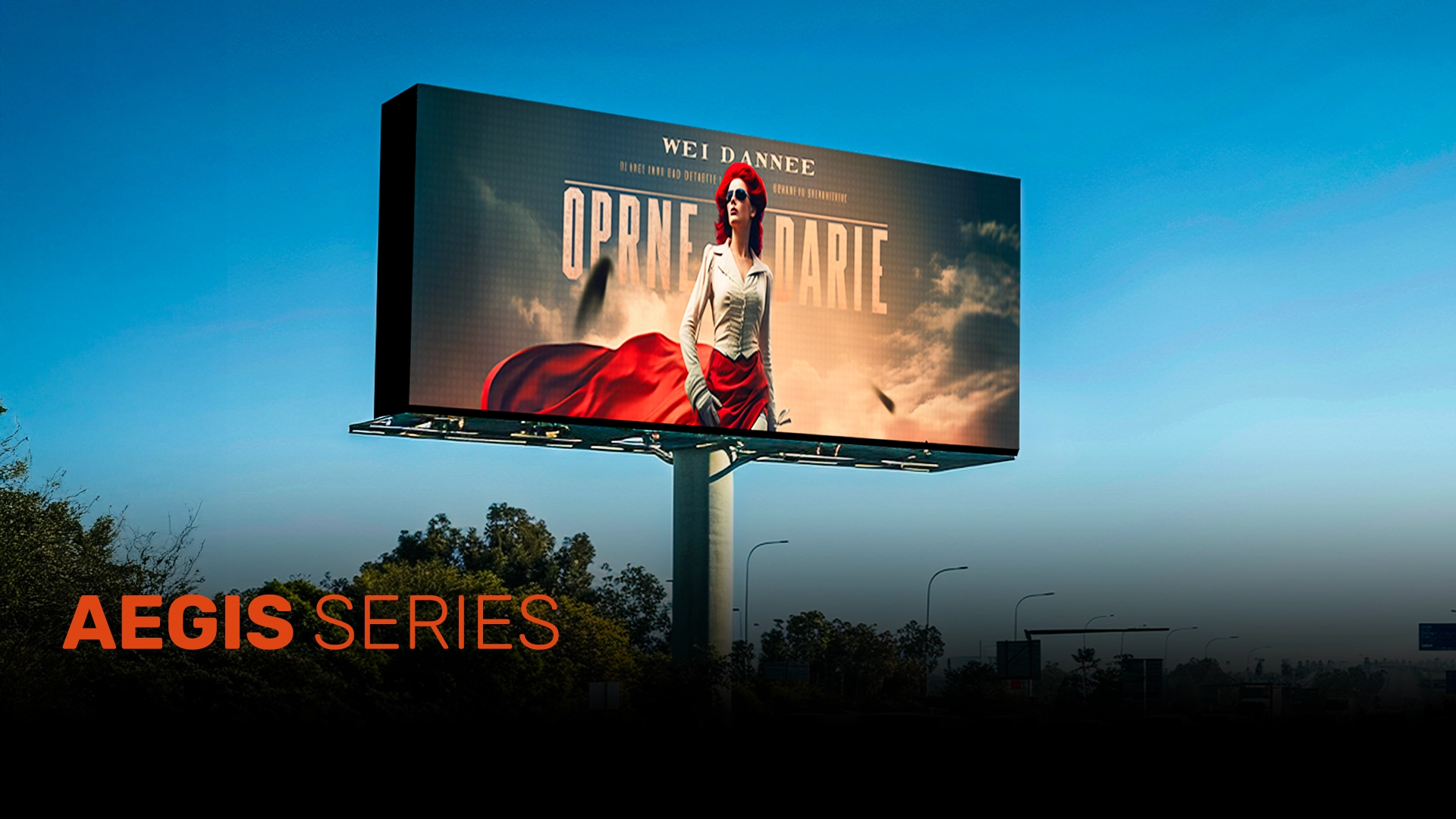 Aegis Series LED Display banner by Xtreme Media