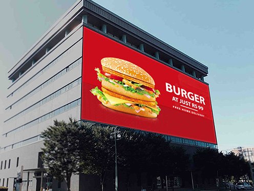F&B promotions on Outdoor Digital Signage