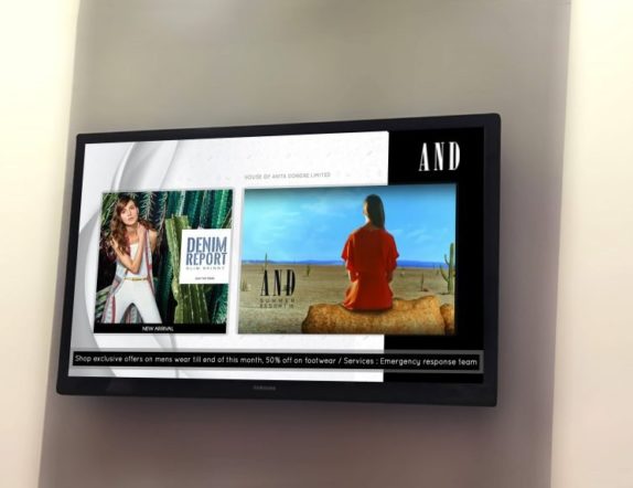 Digital signage for AND