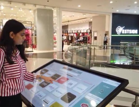 Interactive wayfinding for Seawoods mall