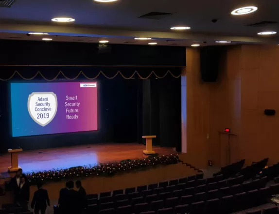 4k LED Video Wall inside Auditorium for Adani 2
