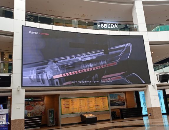 Large Screens Setup inside the mall for Orienta