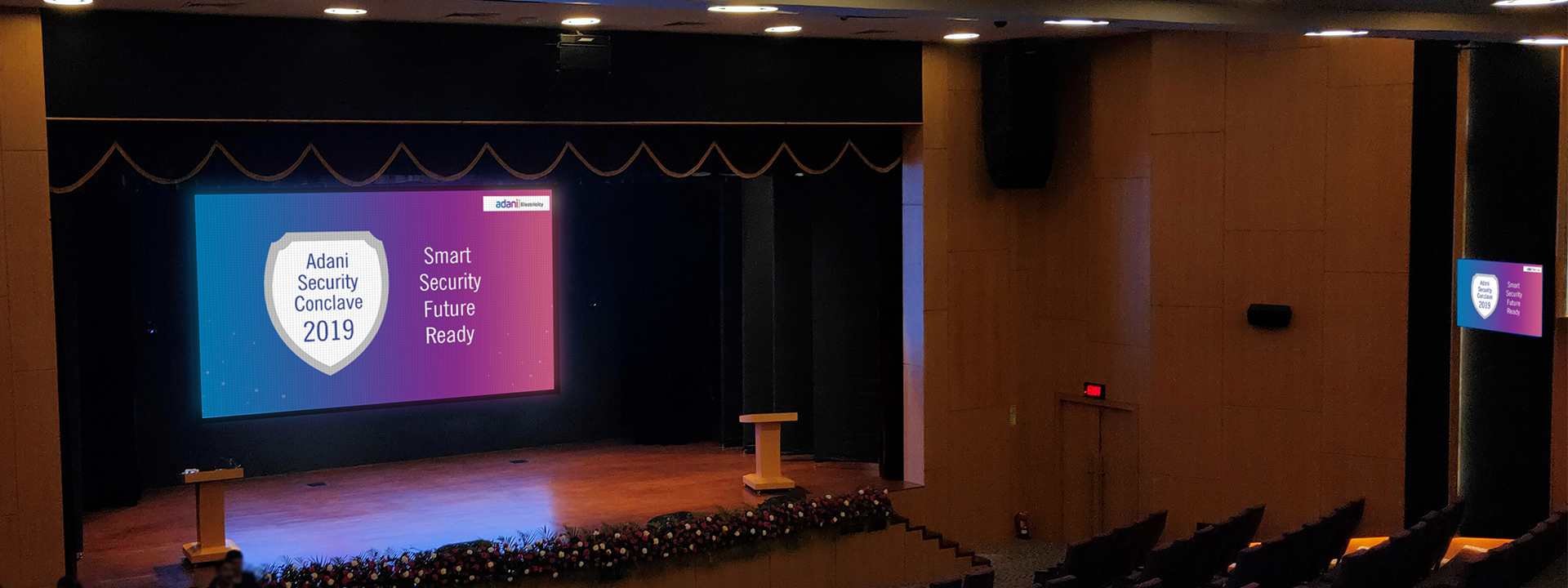 Auditorium LED screen for Adani