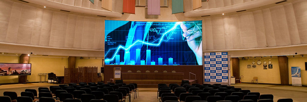 Indoor LED video wall for BSE 1200x400 1
