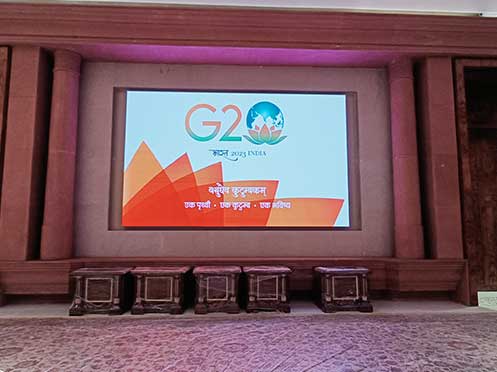 LED displays of Vega Series installed in the largest conference room of Government of India