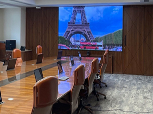 India's First Small Pitch LED Video Wall by Xtreme Media at SBI Boardroom Mobile