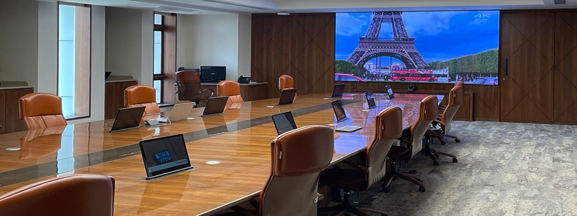 India's First Small Pitch LED Video Wall by Xtreme Media at SBI Boardroom