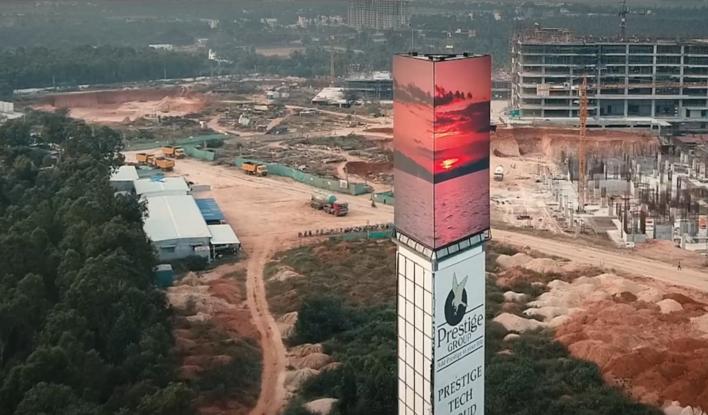 India's Tallest LED Video Wall by Xtreme Media 